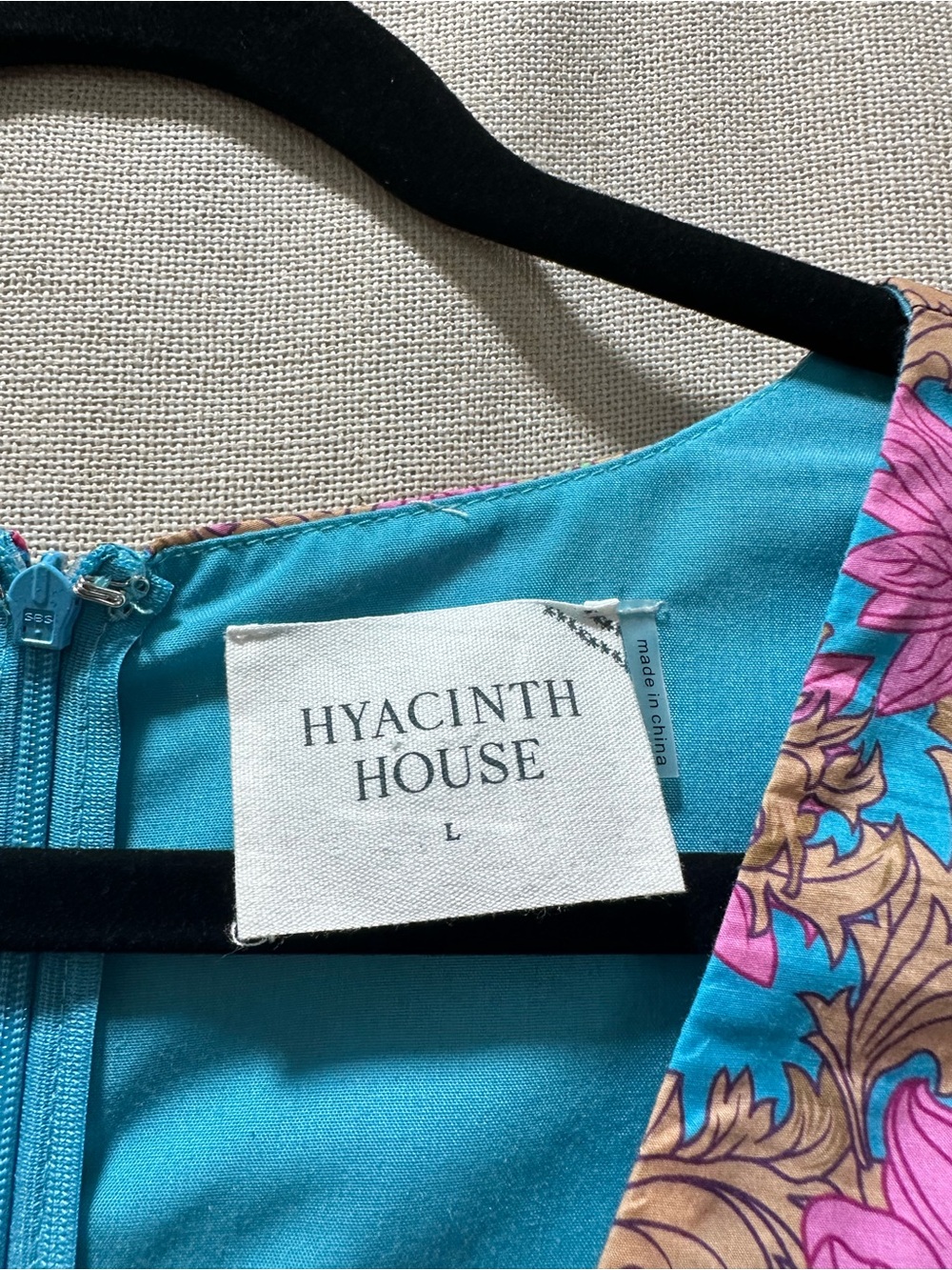 Hyacinth House Pink Floral Tiered Maxi Dress - Picture 4 of 6
